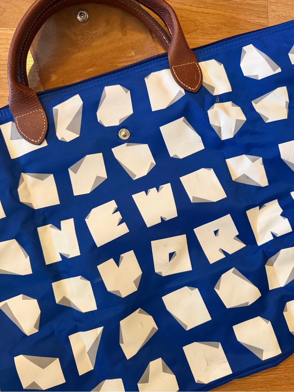 Longchamp Le Pliage Tote XL New York Print | vahram muratyan collab - Picture 4 of 7